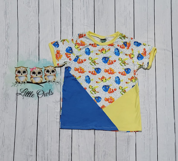 Patchwork tee 4t