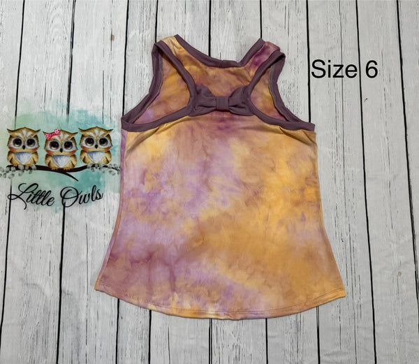 Size 6 racerback bowback