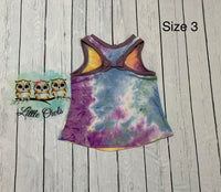 Size 3 racerback bowback