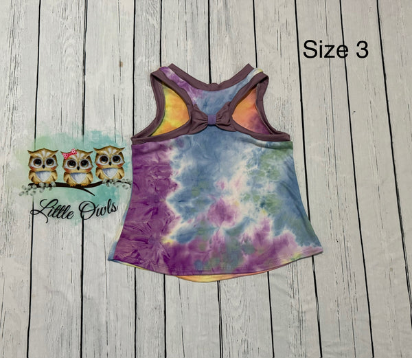 Size 3 racerback bowback