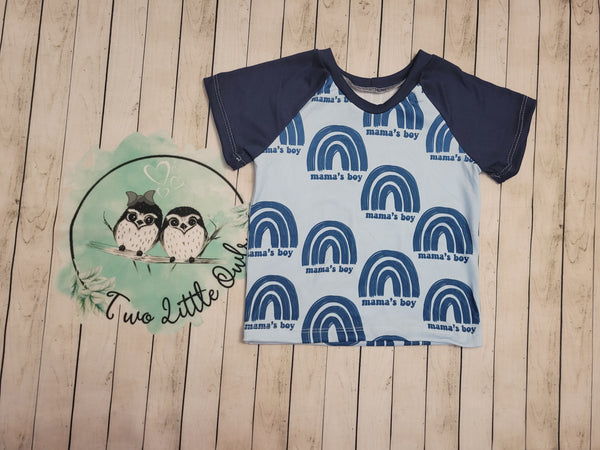 Mamas boy size 5 raglan
